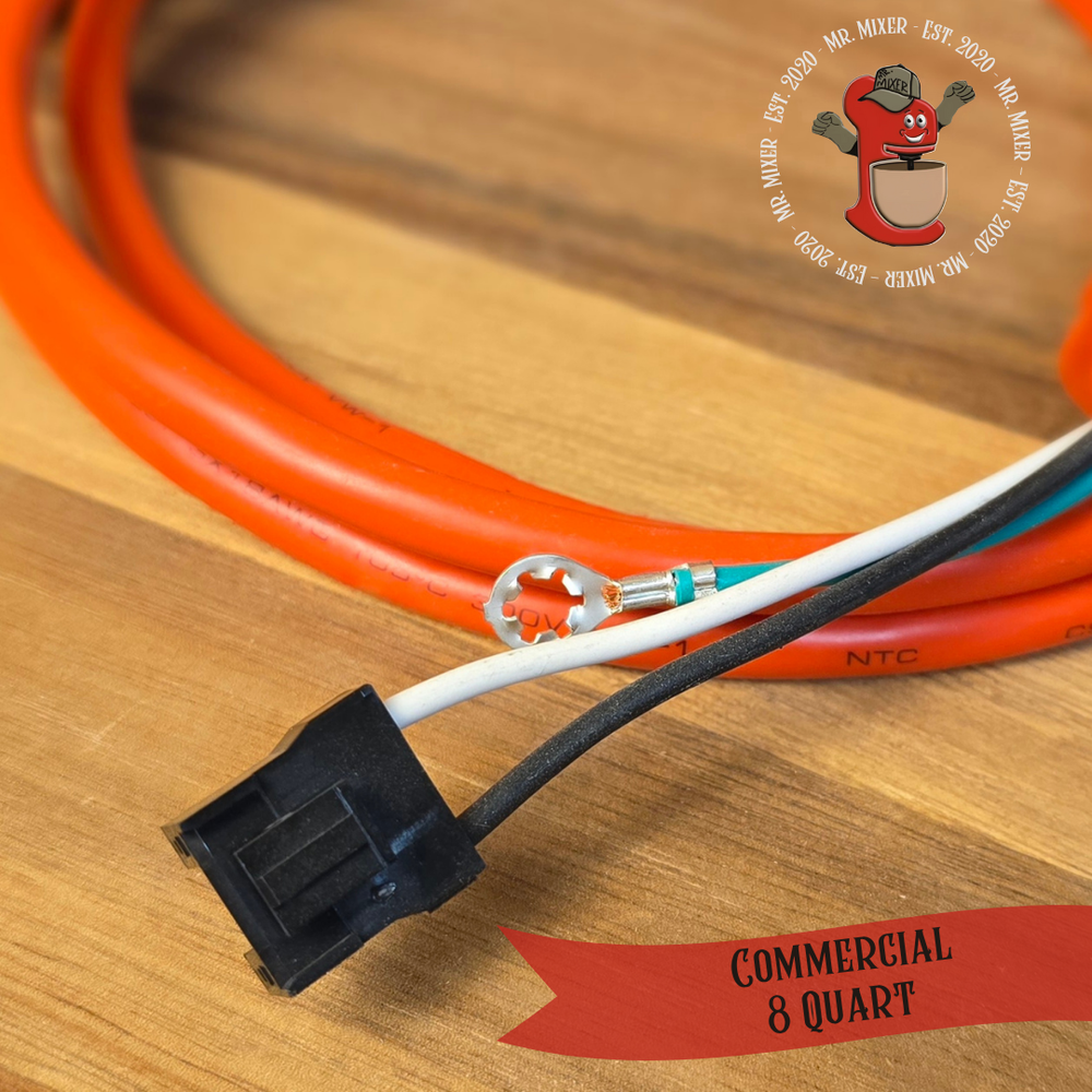Orange Commercial Power Cord 8Qt Commercial — Mr. Mixer